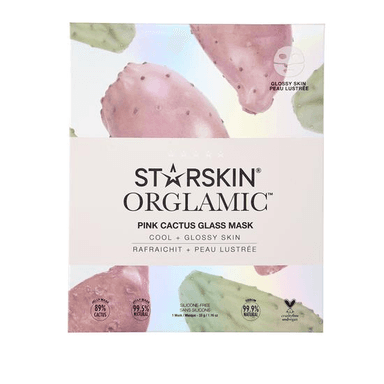 Orglamic™ Pink Cactus Glass Mask