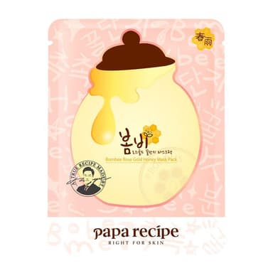 Papa Recipe Bombee Rose Gold Honey Mask Individual Sheet