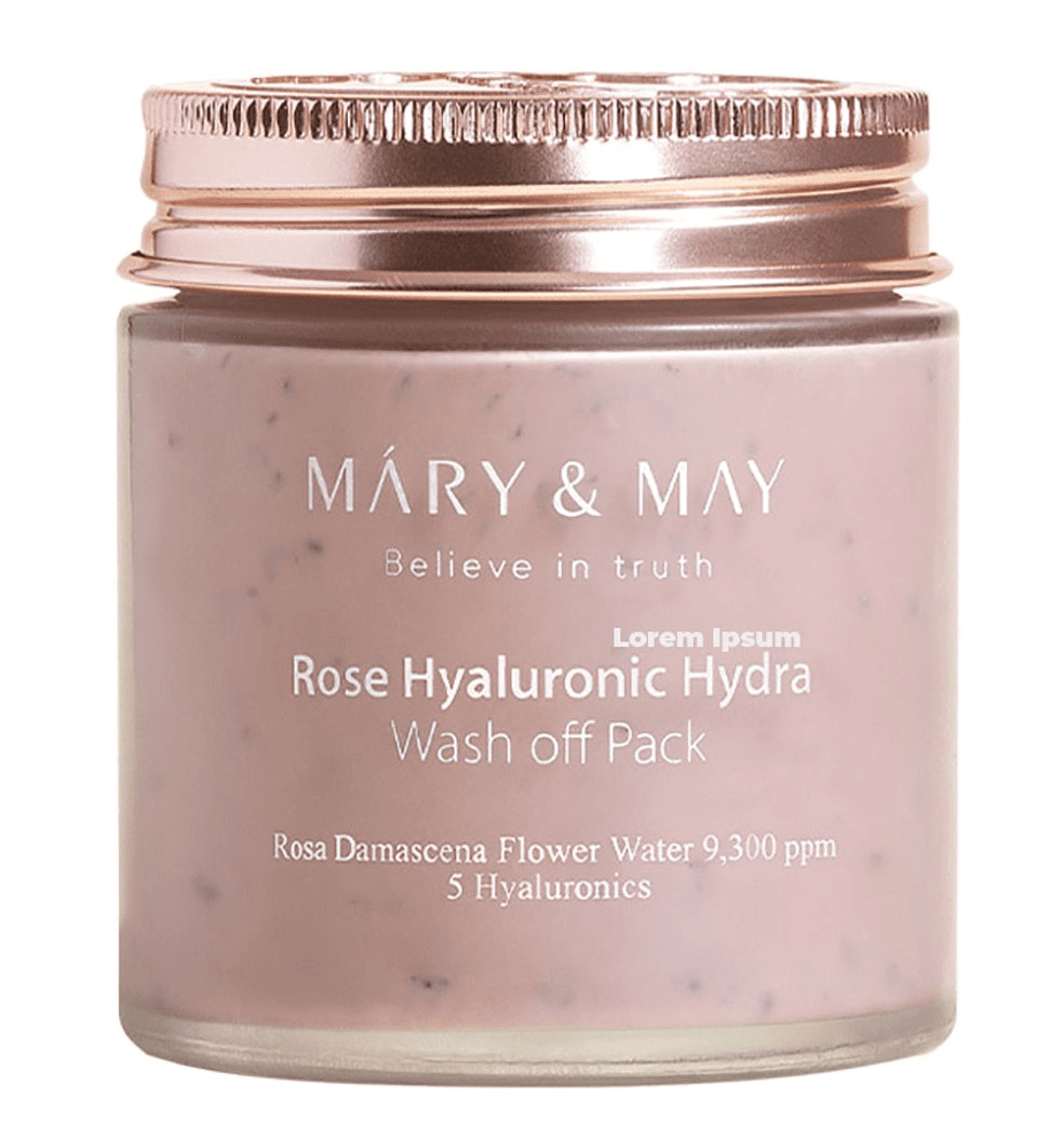 Vegan Rose Hyaluronic Hydra Wash Off Pack