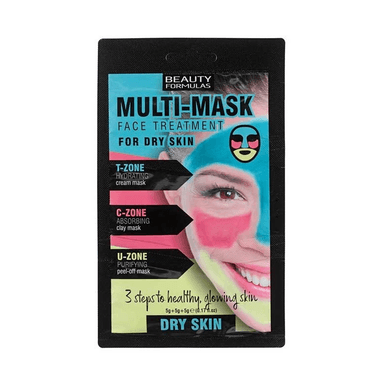Multi-Mask Face Treatment For Dry Skin
