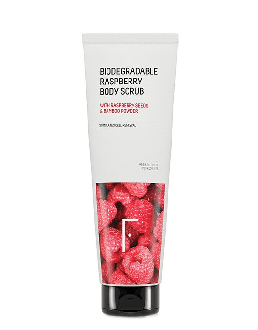 Biodegradable Raspberry Body Scrub
