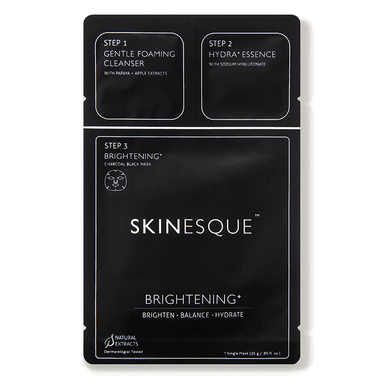 3 Step Brightening+ Charcoal Mask