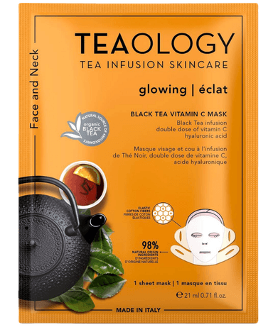 Black Tea Vitamin C Glowing Sheet Mask