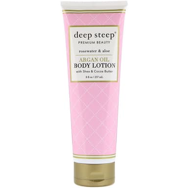 Argan Oil Body Lotion, Rosewater & Aloe