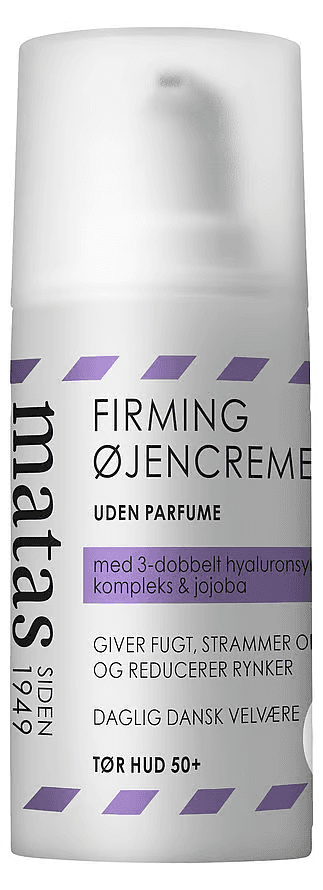 Firming Øjencreme til Tør Hud Uden Parfume