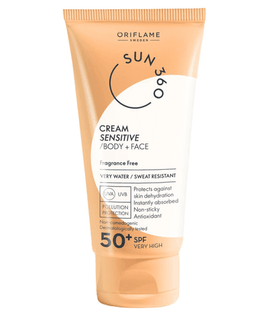 SUN ZONE Cream Sensitive Body + Face SPF 50+ Very High