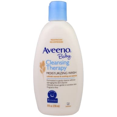 Baby, Cleansing Therapy Moisturizing Wash, Fragrance Free