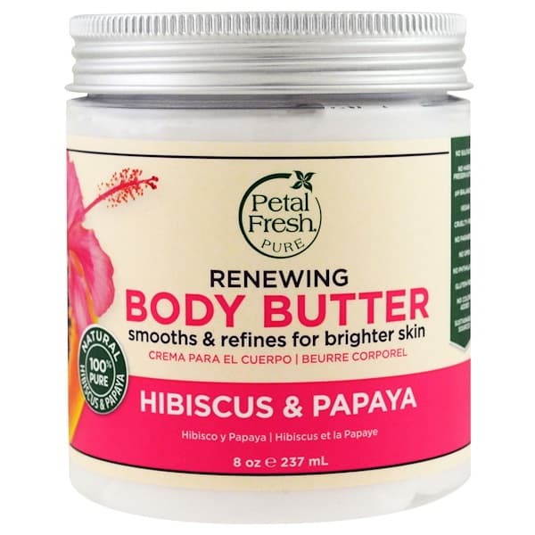 Pure, Body Butter, Renewing, Hibiscus & Papaya