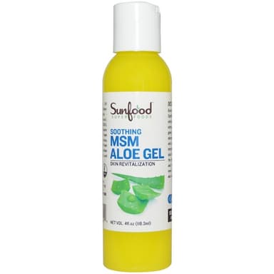 MSM Aloe Gel, Skin Revitalization