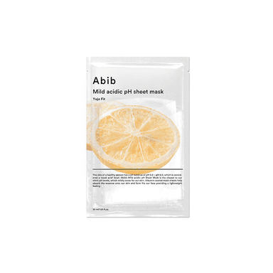 Mild Acidic pH Sheet Mask Yuja Fit