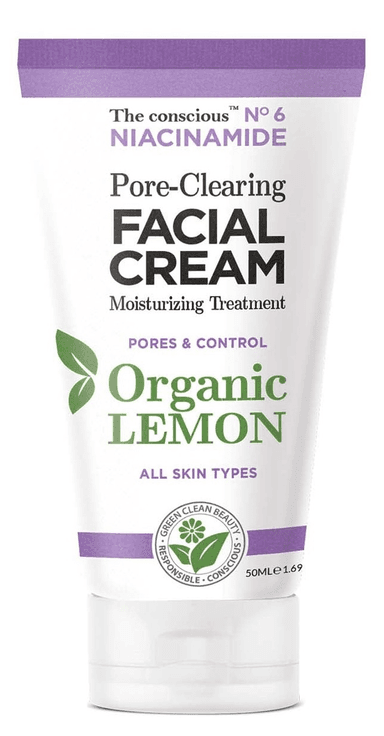 The conscious™ Niacinamide Pore-Clearing Facial Cream Organic Lemon