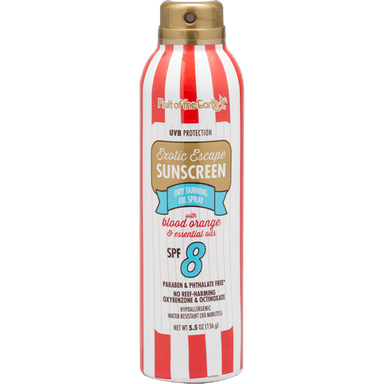 Sunscreen With Blood Orange And Essential Oils SPF 8 Spray