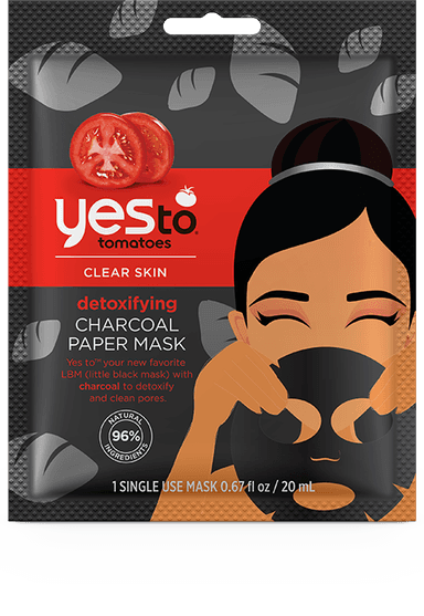 Detoxifying Charcoal Paper Mask – Single Use