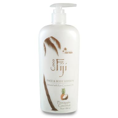 Face And Body Lotion, Infused With Raw Coconut Oil, Pineapple Coconut