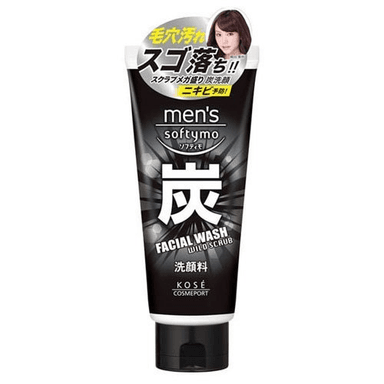 Men'S Softy Mo Facial Wash, Charcoal