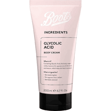 Ingredients Glycolic Body Cream 