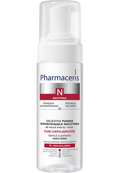 Gentle Capillary Strengthening Cleansing Mousse For Face And Eyes