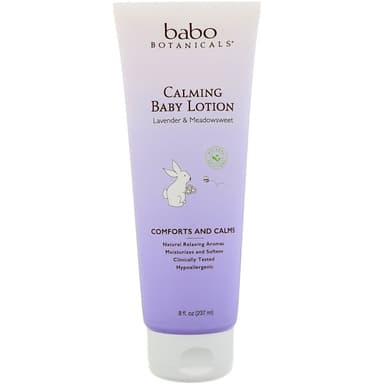 Calming Baby Lotion, Lavender & Meadowseet