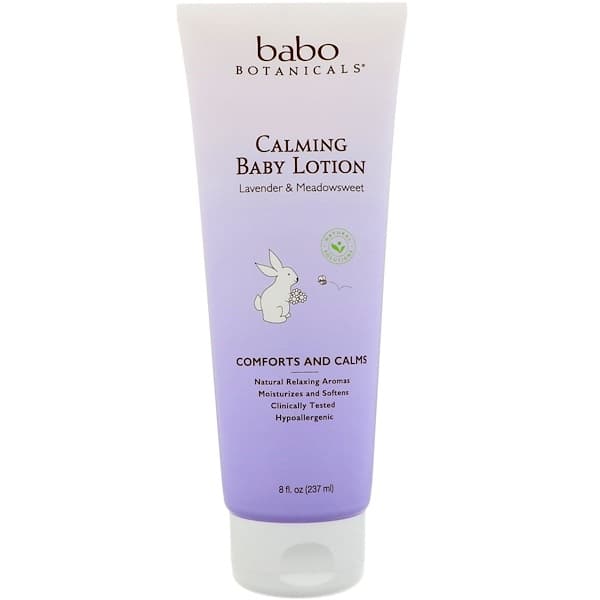 Calming Baby Lotion, Lavender & Meadowseet