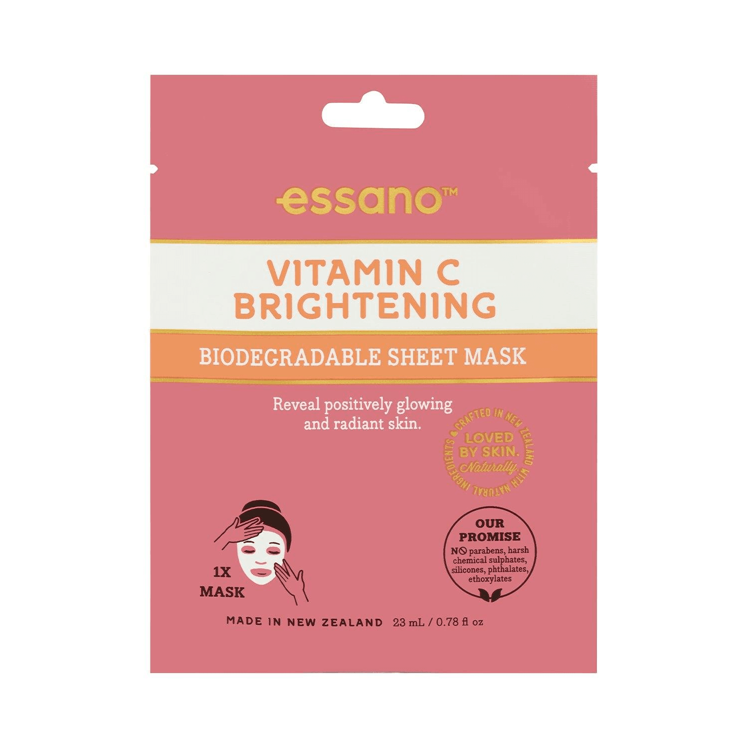 Vitamin C Brightening Biodegradable Sheet Mask