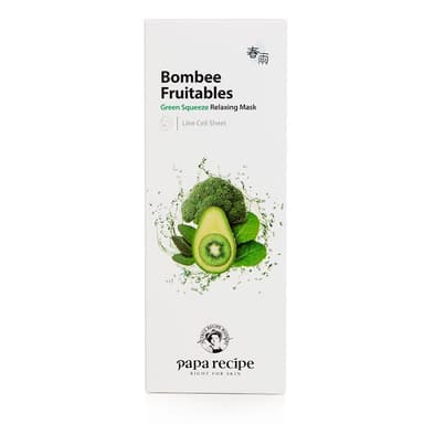 Papa Recipe Bombee Fruitables Green Squeeze Relaxing Mask 10 Pack