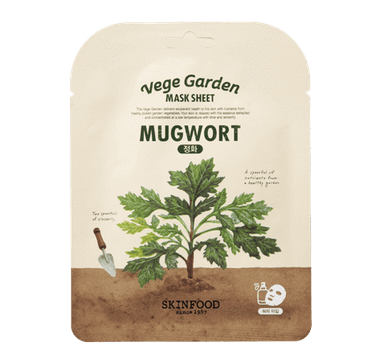 Vege Garden Mugwort Mask Sheet