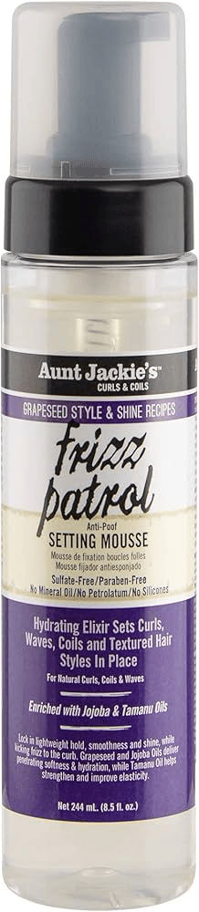 Frizz Patrol Anti-Poof Twist & Curl Setting Mousse