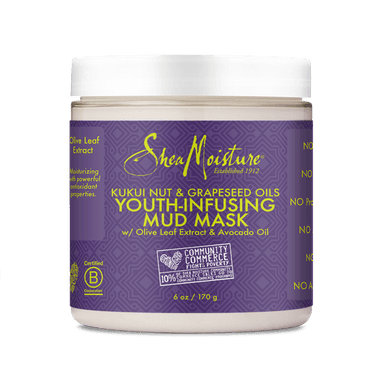 Kukui Nut & Grapeseed Oils Youth-Infusing Mud Mask