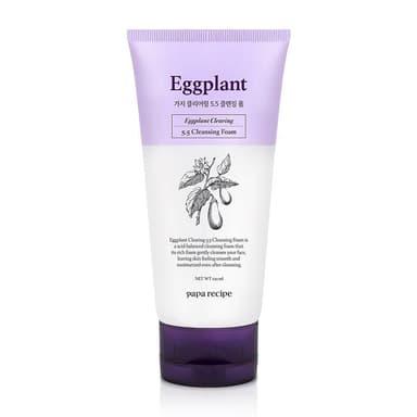 Papa Recipe Eggplant Clearing 5.5 Cleansing Foam