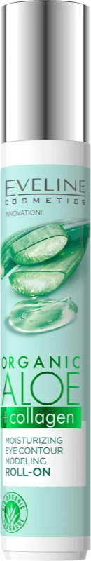 Organic Aloe + Collagen Moisturizing Roll-on Modeling Eye Contour