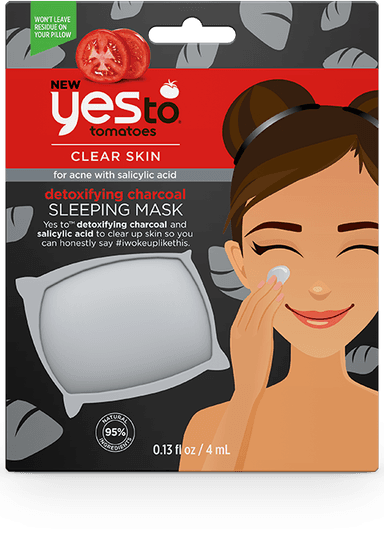 Detoxifying Charcoal Sleeping Mask – Single Use