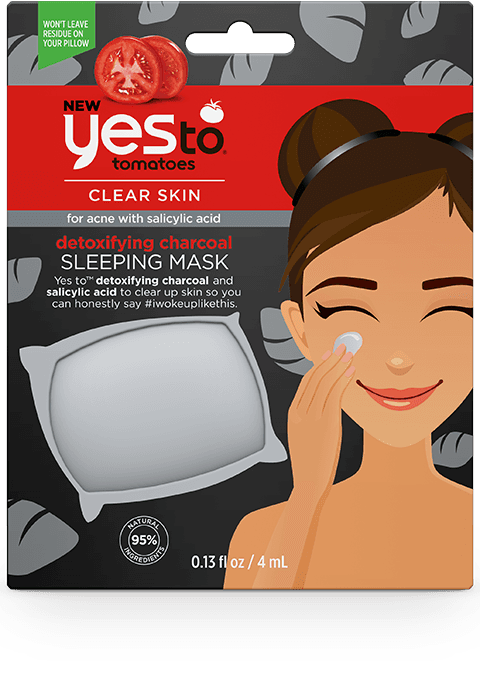 Detoxifying Charcoal Sleeping Mask – Single Use