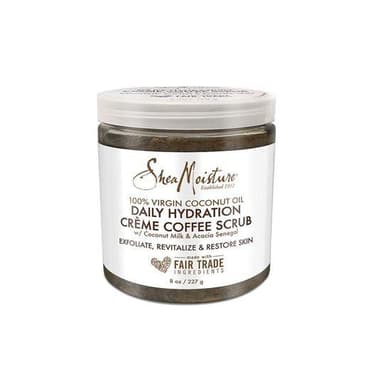 100% Virgin Coconut Oil Daily Hydration Creme Coffee Scrub