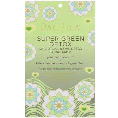 Super Green Detox, Kale & Charcoal Detox Facial Mask
