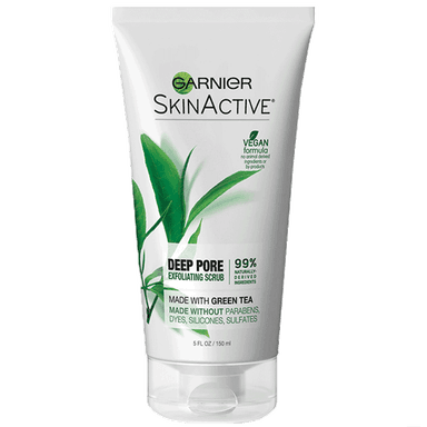 SkinActive Deep Pore Exfoliating Face Scrub with Green Tea