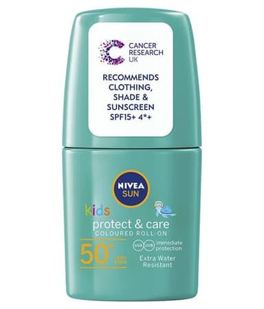 Kids Protect & Care Coloured Roll-On Green SPF 50+