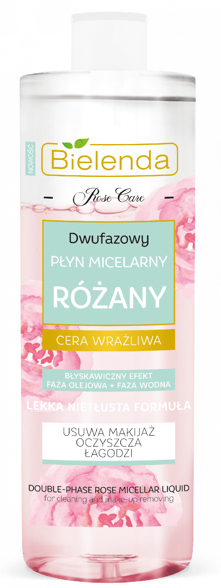 Rose Care Double Phase Make Micellar Liquid