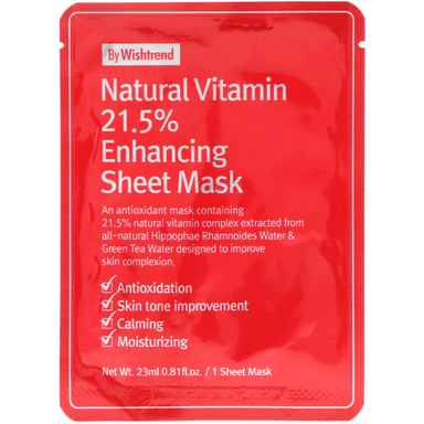 Natural Vitamin 21.5% Enhancing Sheet Mask
