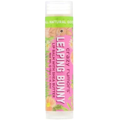 Lip Balm With Shea Butter, Leaping Bunny, Plum Apricot