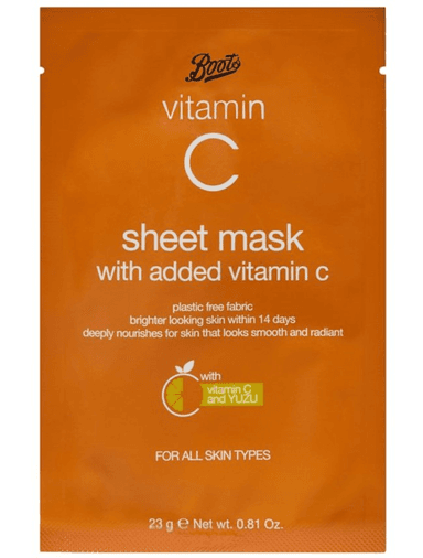 Vitamin C Sheet Mask With Added Vitamin C