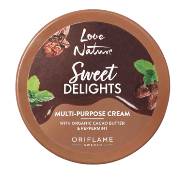 Sweet Delights Multi-Purpose Cream with Organic Cacao Butter & Peppermint