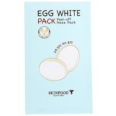 Egg White Pack, Peel-Off Nose Pack