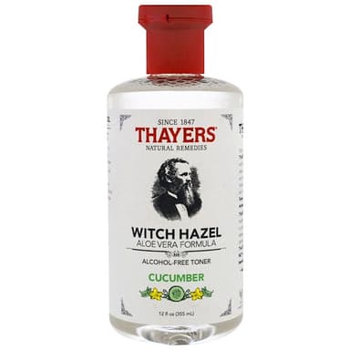 Witch Hazel, Aloe Vera Formula, Alcohol Free Toner, Cucumber