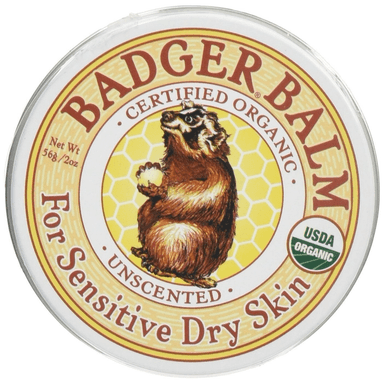 Badger Balm, for Sensitive Dry Skin, Unscented