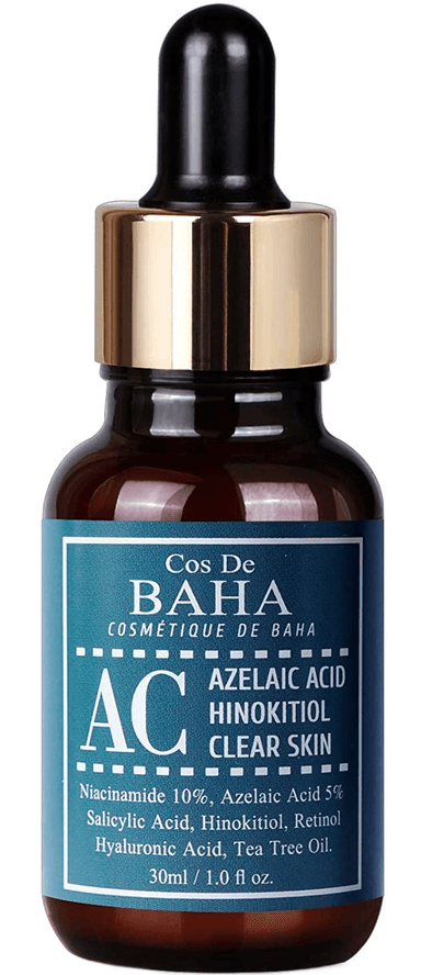 AC Azelaic Acid Hinokitol Clear Skin Alcohol Free Acne Treatment