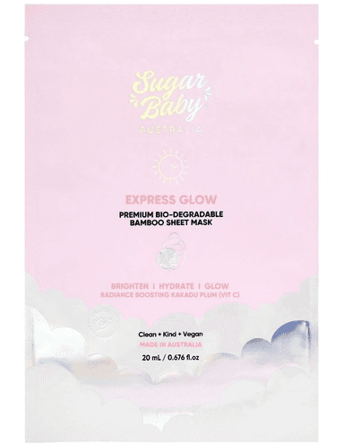 Express Glow Premium Bio-Degradable Bamboo Sheet Mask