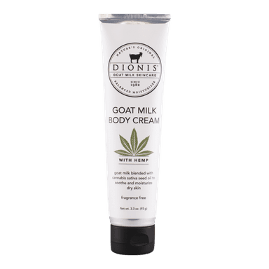 Goat Milk Body Cream With Hemp