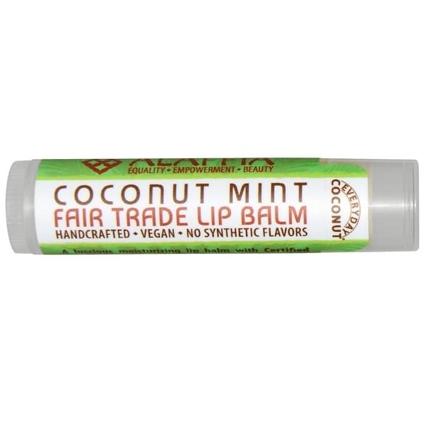Everyday Coconut, Fair Trade Lip Balm, Coconut Mint
