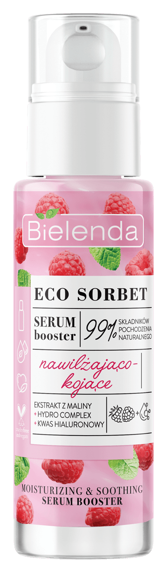 Eco Sorbet Raspberry Serum Booster Moisturizing And Soothing