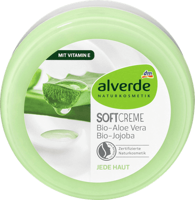 Pflegecreme Softcreme Bio-Aloe Vera Und Bio-Jojoba